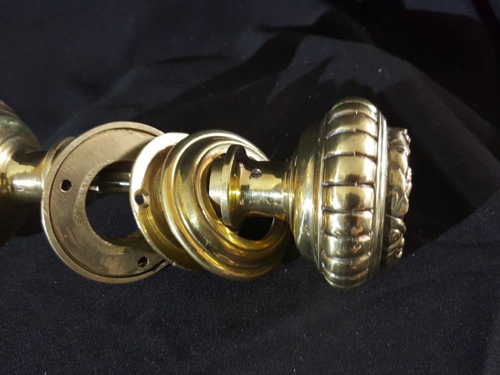 Pair of Regency Brass Door Knobs View V