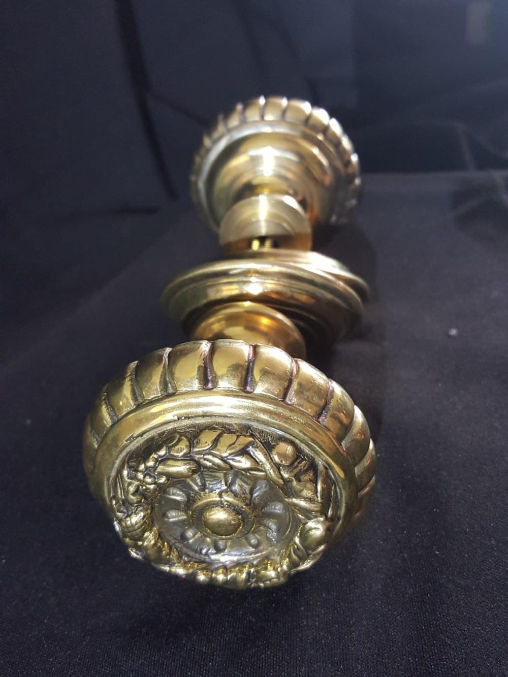 Pair of Regency Brass Door Knobs View VI