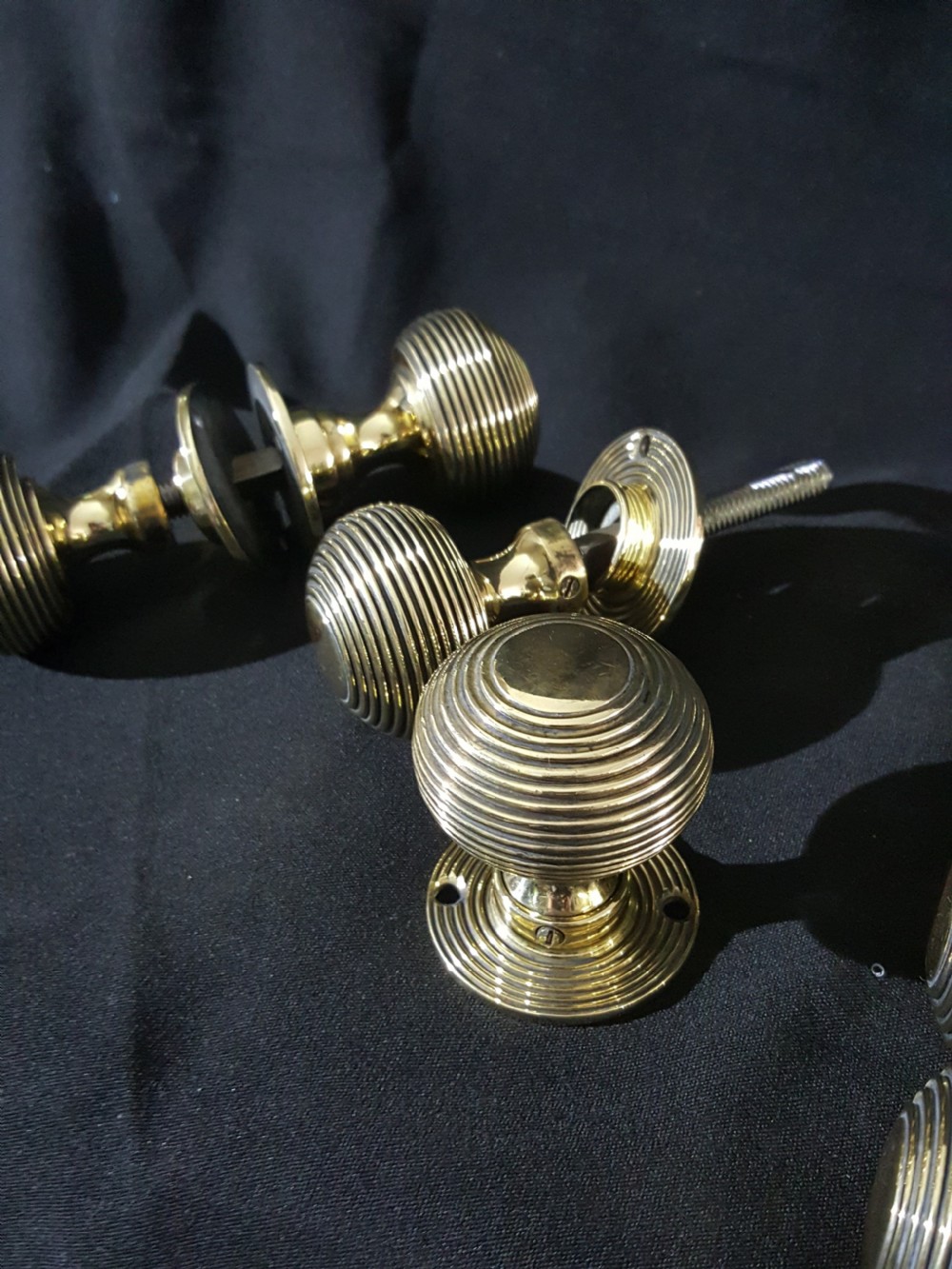 Six Pairs of Victorian Brass Door Knobs View III