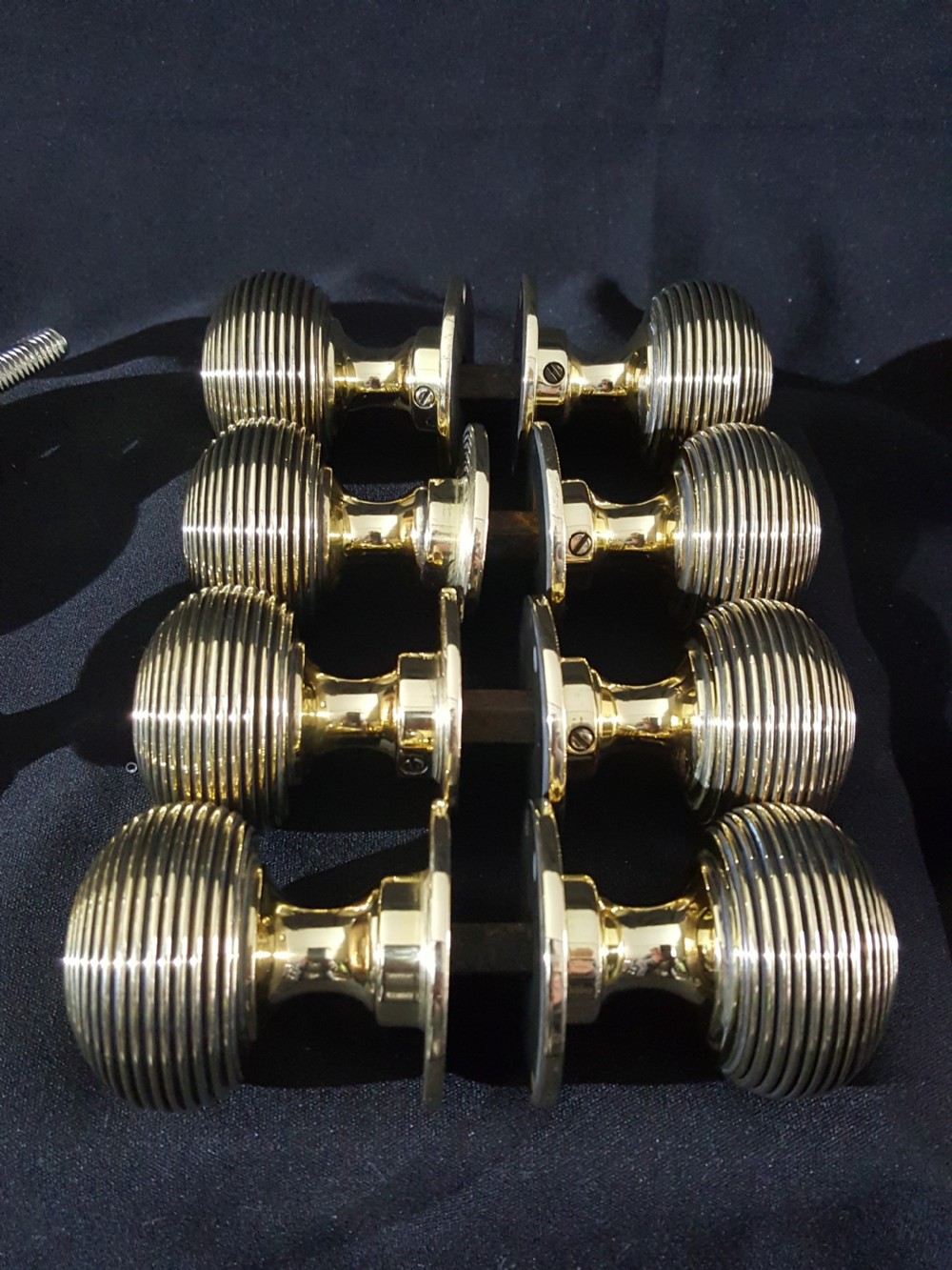 Six Pairs of Victorian Brass Door Knobs View IV