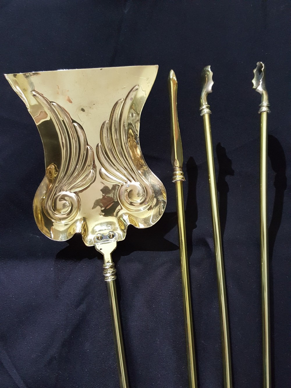 Art Nouveau Fireplace Companion Set View III