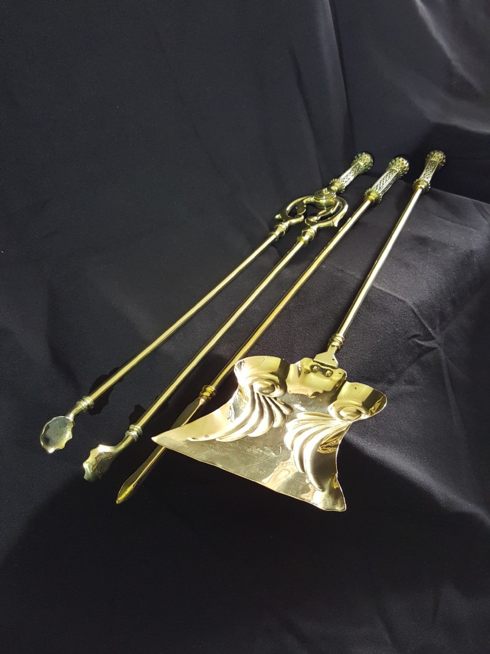 Art Nouveau Fireplace Companion Set View IV