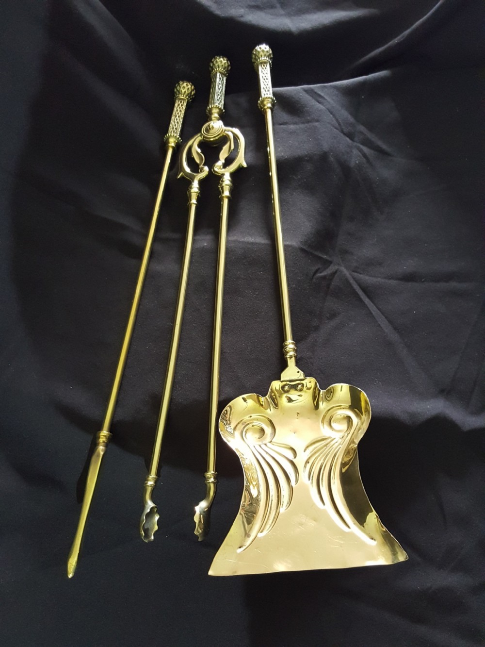 Art Nouveau Fireplace Companion Set View V