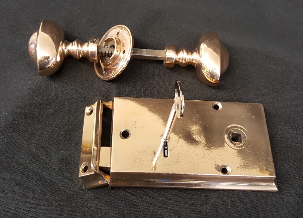Collection of Edwardian Bronze Locks, Keeps, Door Knobs & Keys. View IV