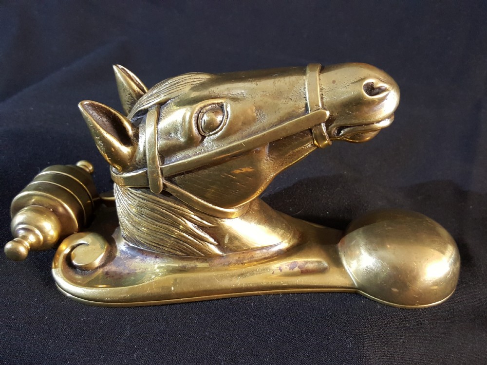 Victorian Equestrian (Horse Head) Door Knocker.