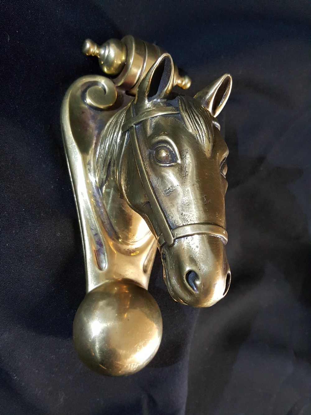 Victorian Equestrian (Horse Head) Door Knocker. View V