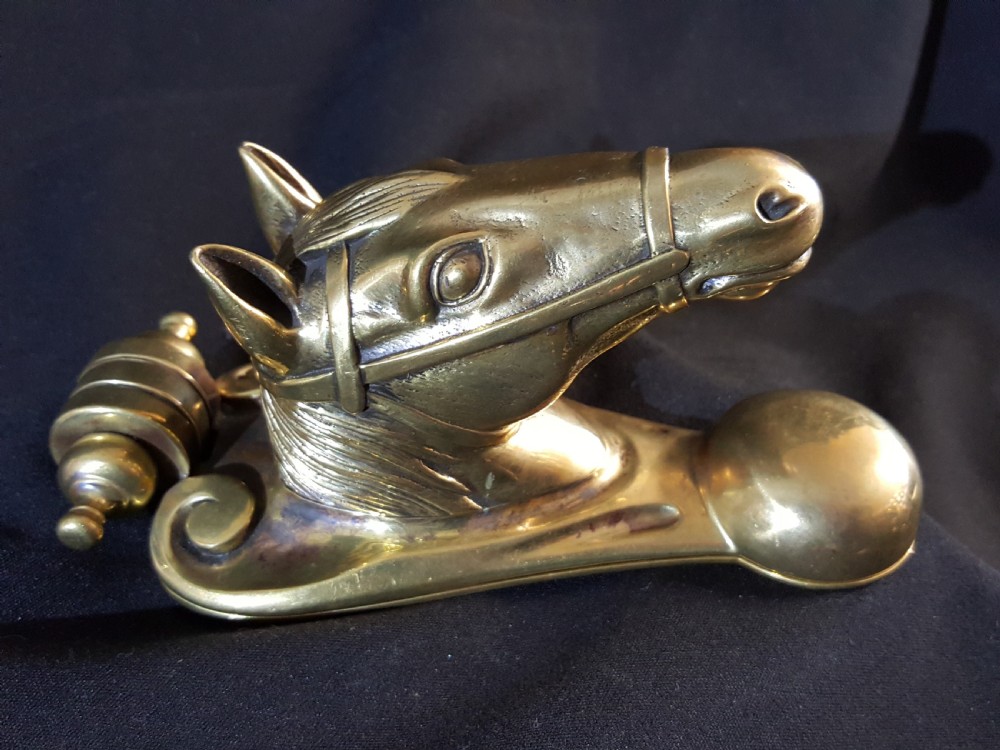 Victorian Equestrian (Horse Head) Door Knocker. View VI