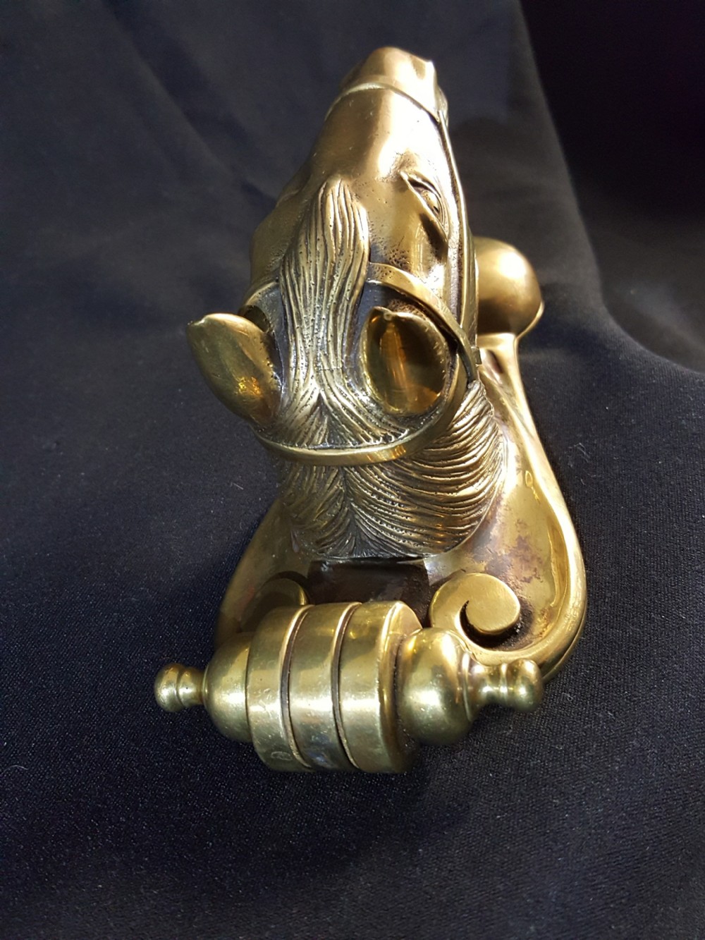 Victorian Equestrian (Horse Head) Door Knocker. View VII