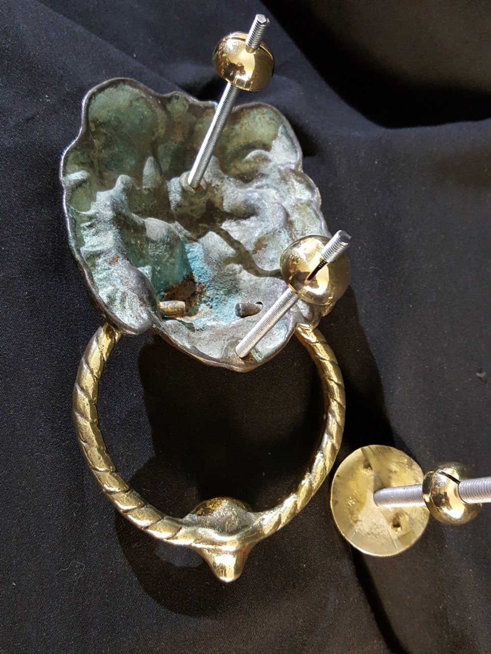 Victorian Brass (Lion Head) Door Knocker View IV