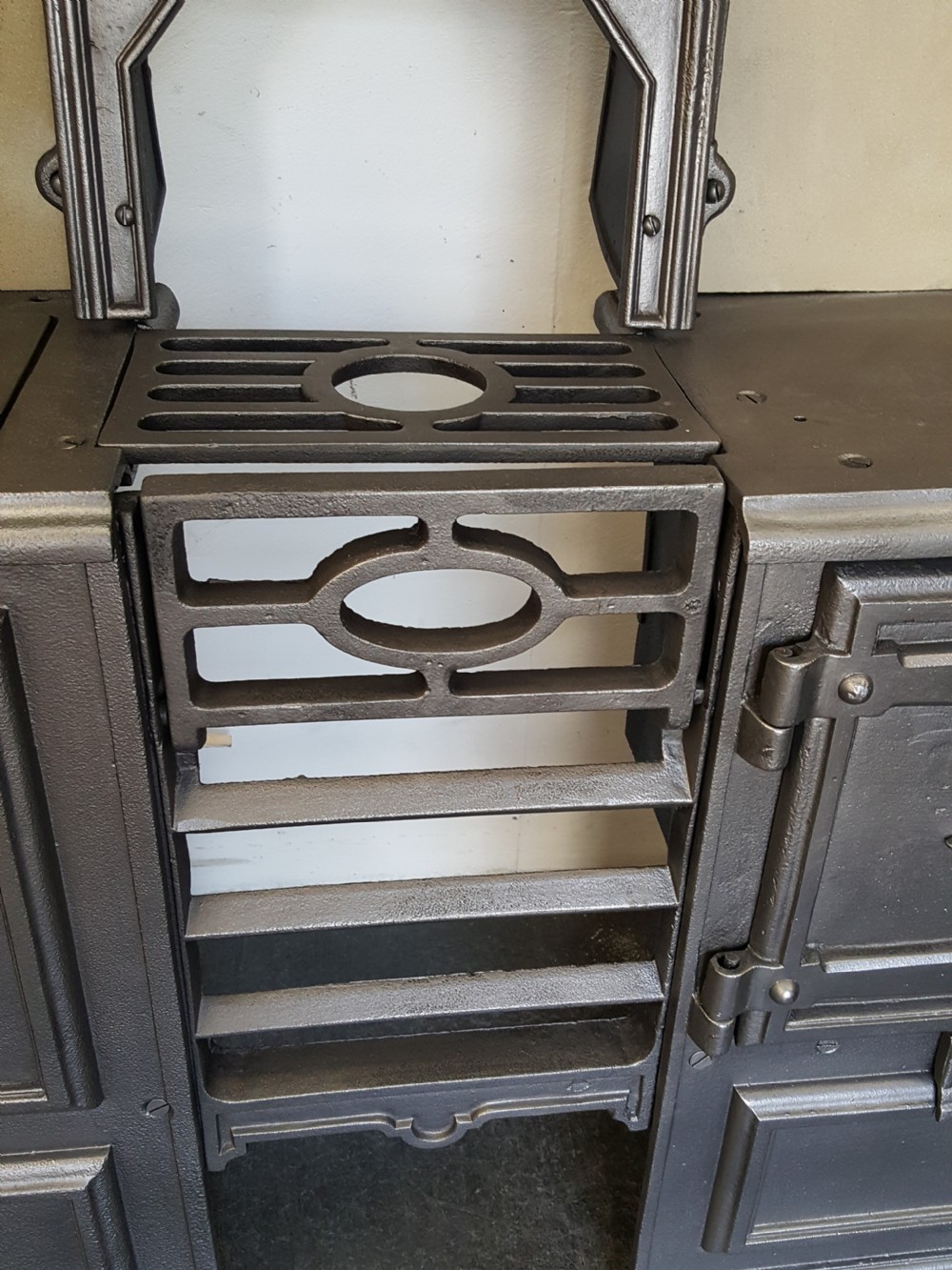 Early Victorian Kitchen Cooking Range View IV