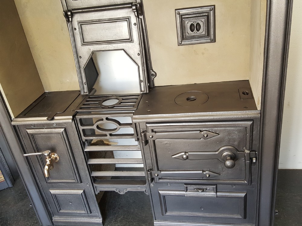 Early Victorian Kitchen Cooking Range View VI