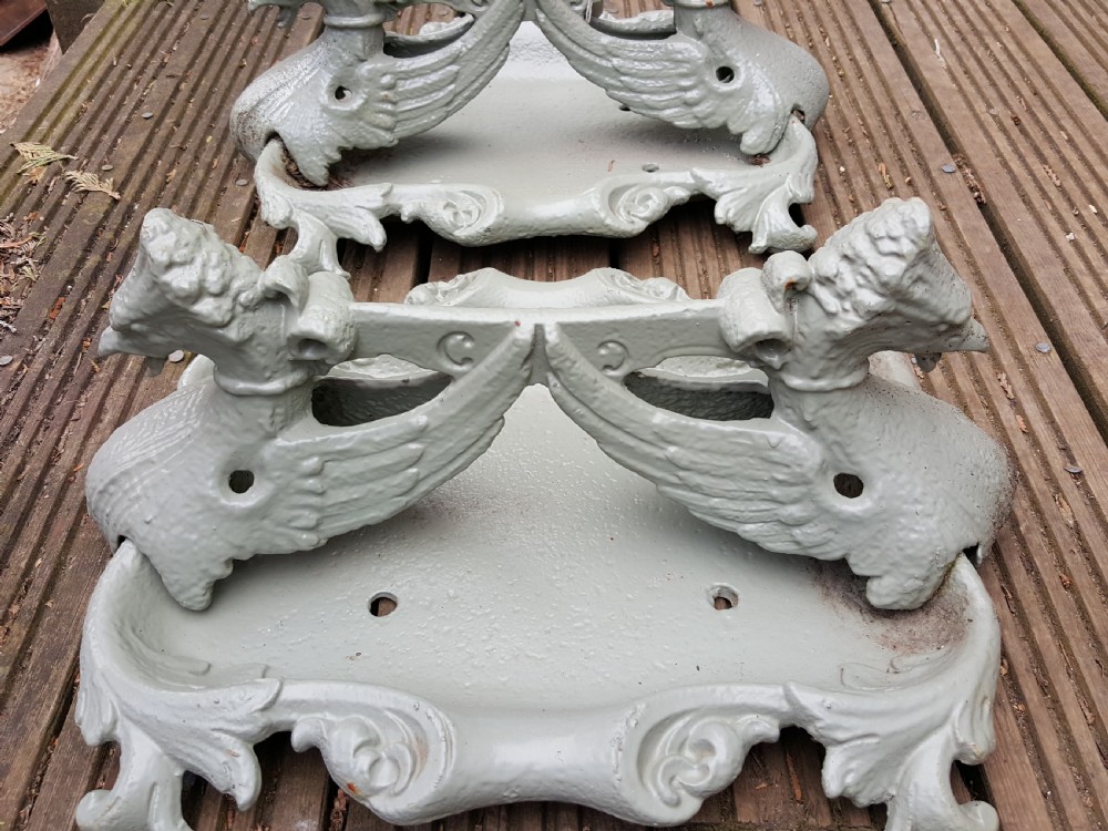 Victorian Cast Iron Pair of Boot Scraper View II