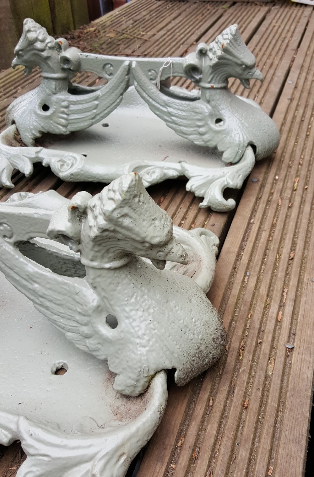 Victorian Cast Iron Pair of Boot Scraper View V