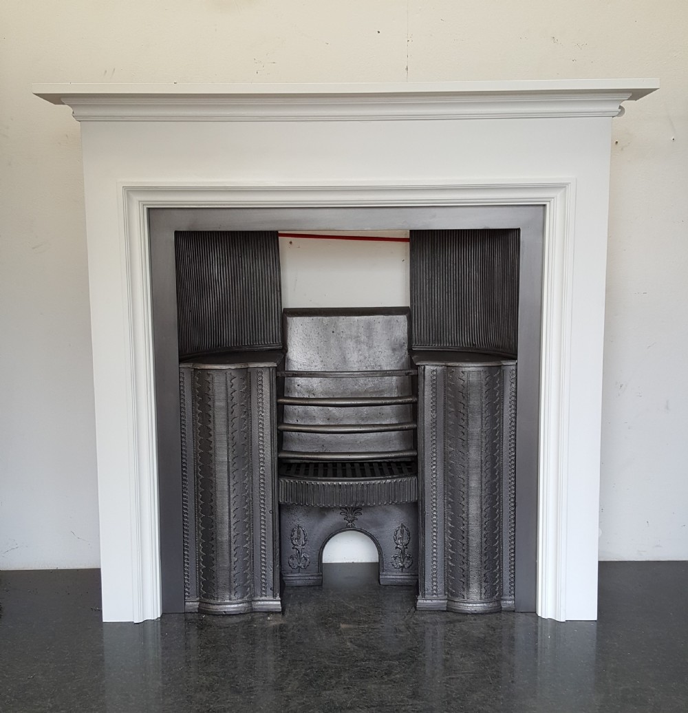 Georgian Cast Iron Hob Grate with Surround View VIII