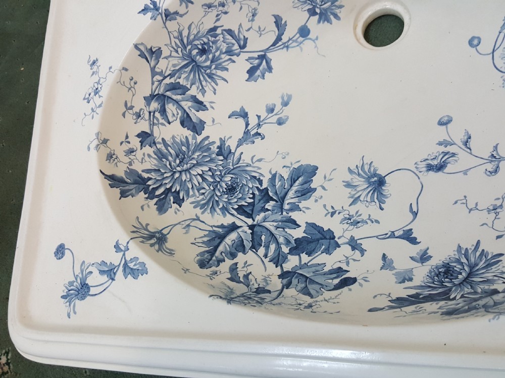 Victorian Chrysanthemum Wash Basin  View III