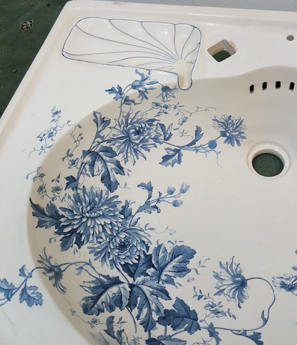 Victorian Chrysanthemum Wash Basin  View IV