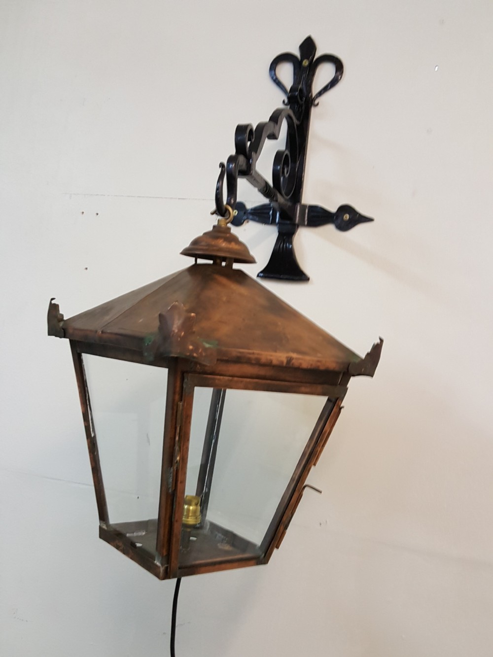 Victorian Copper Outside Lantern View IV