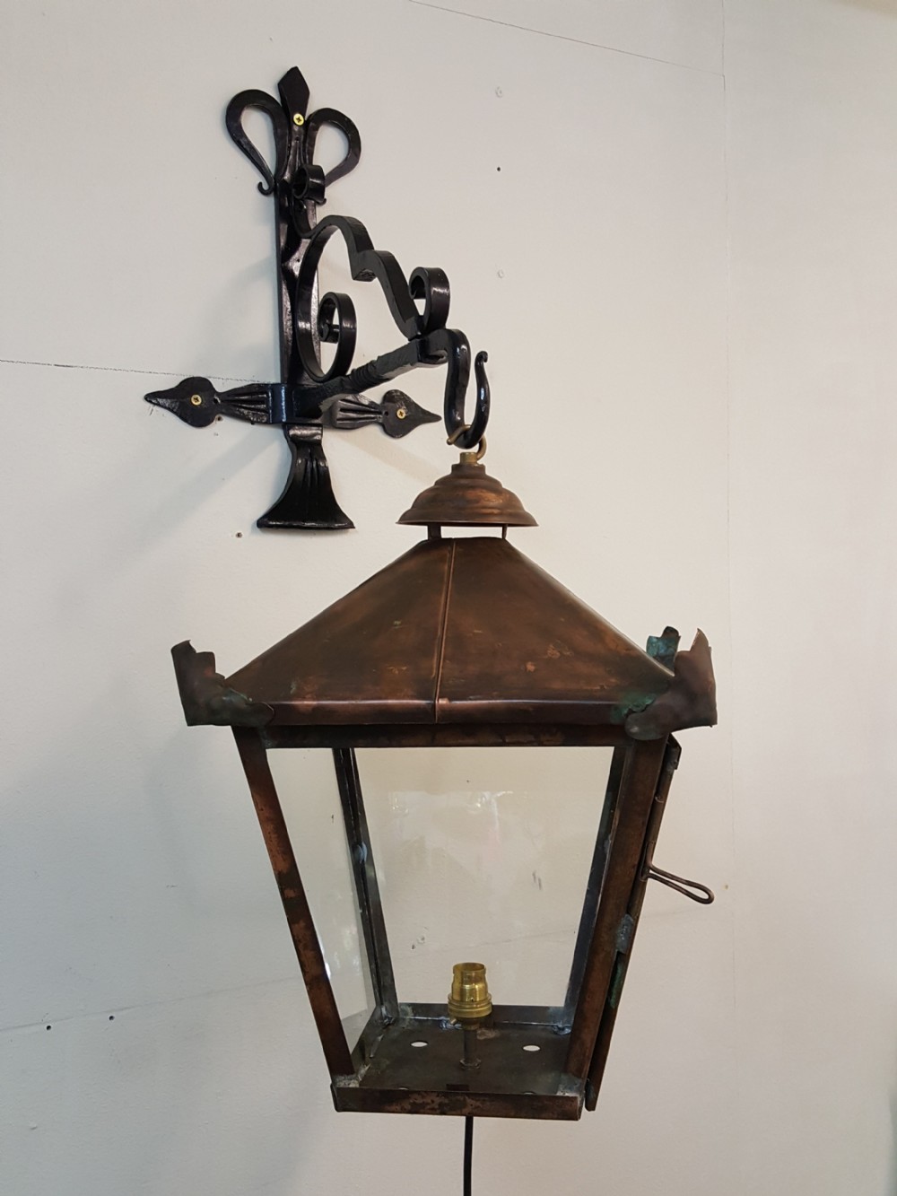 Victorian Copper Outside Lantern View V