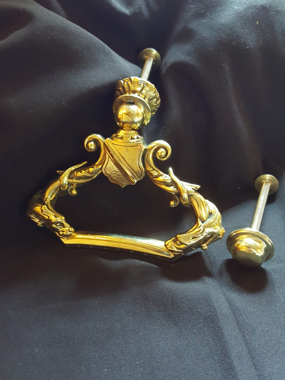 Victorian French Brass Door Knocker View II