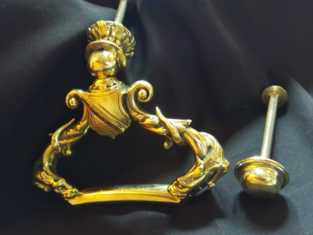 Victorian French Brass Door Knocker View III