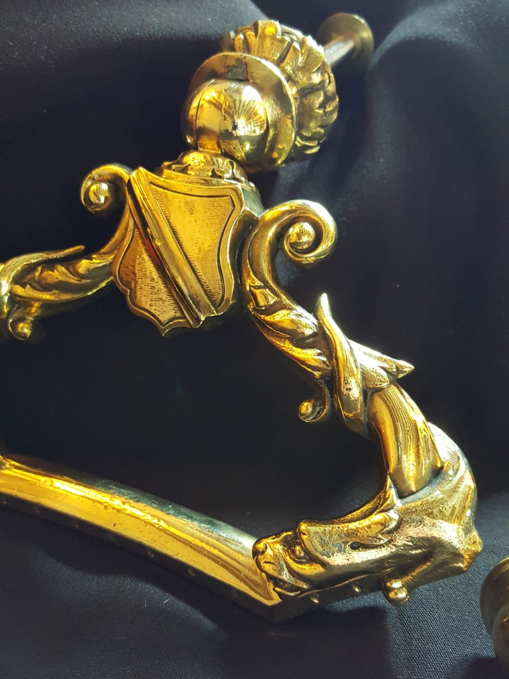 Victorian French Brass Door Knocker View IV
