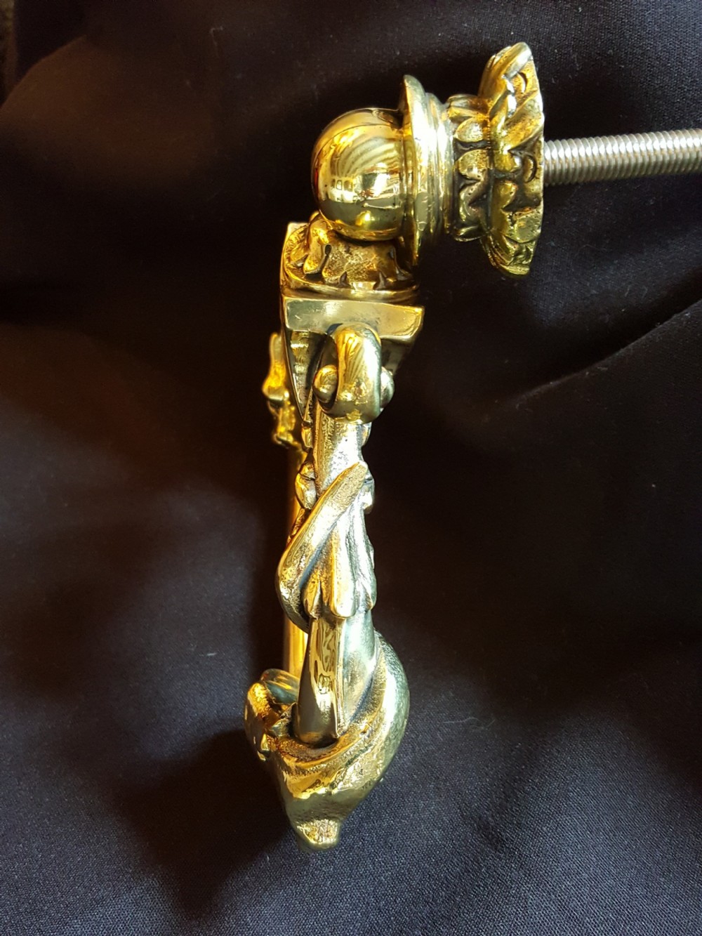 Victorian French Brass Door Knocker View V