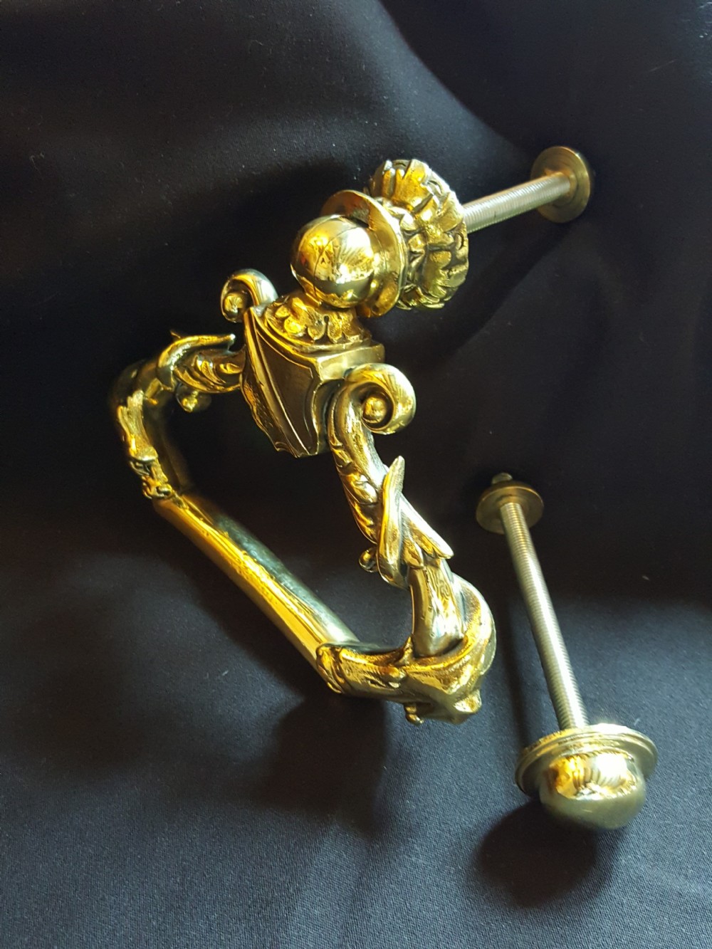 Victorian French Brass Door Knocker View VI