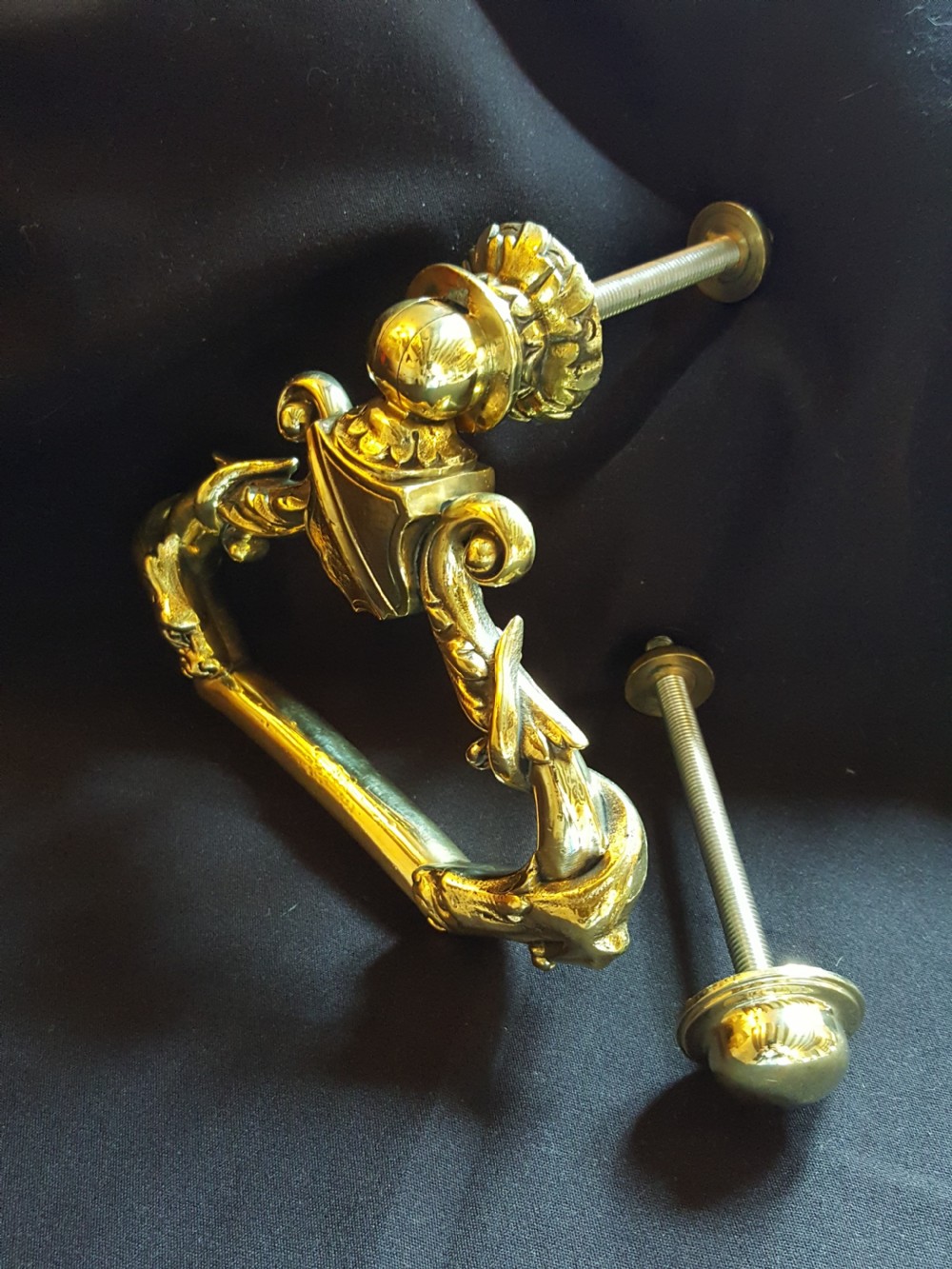 Victorian French Brass Door Knocker View VII