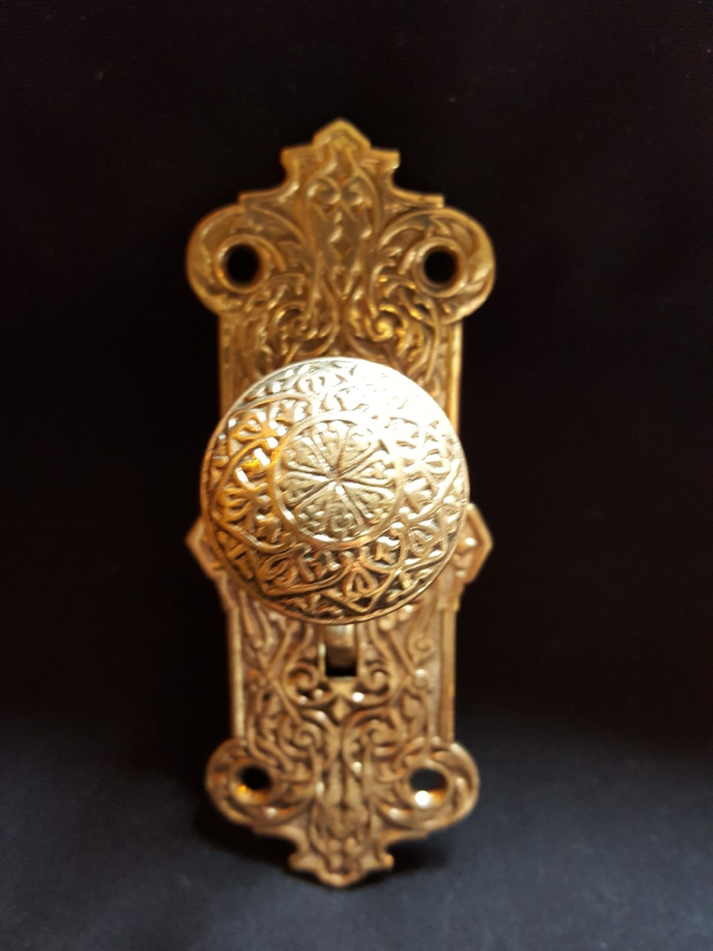 Victorian Bronze Pull Bell View V