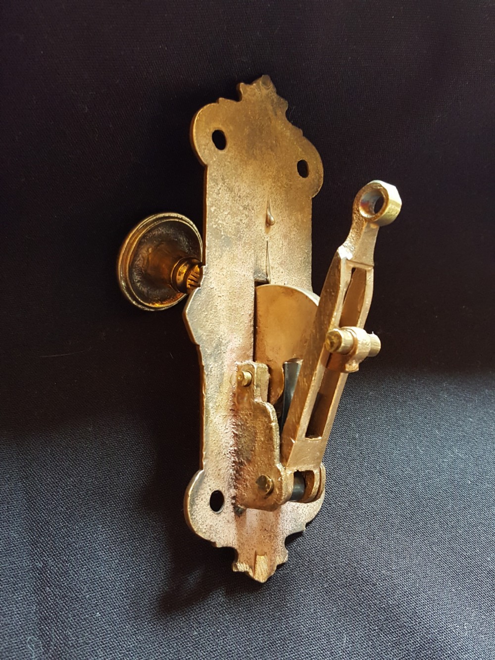 Victorian Bronze Pull Bell View VI
