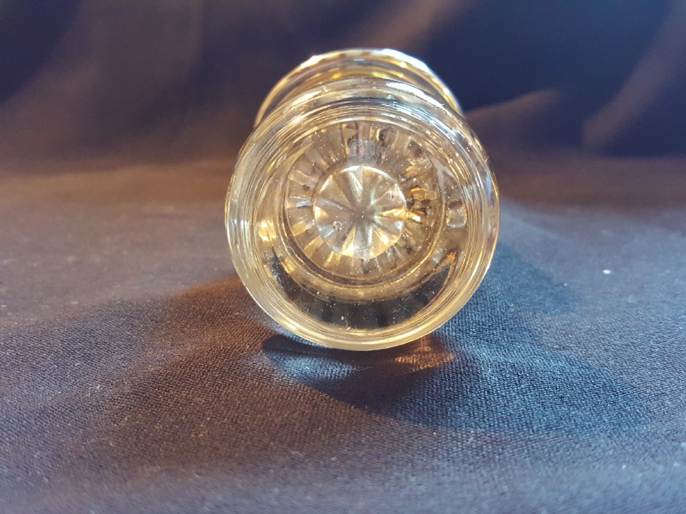 One Pair of Victorian Clear Glass Rim-Lock Door Knobs View III