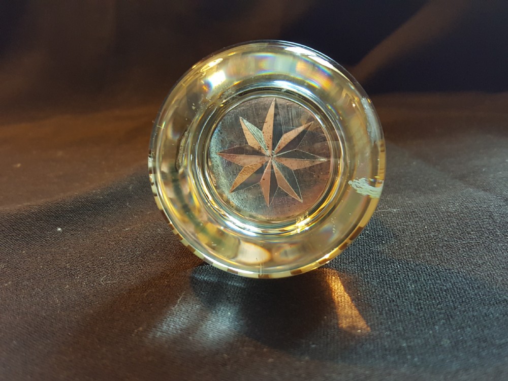 One Pair of Victorian Clear Glass Rim-Lock Door Knobs View V