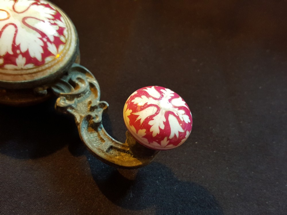 Ornate French Porcelain Bell Ringer. View V