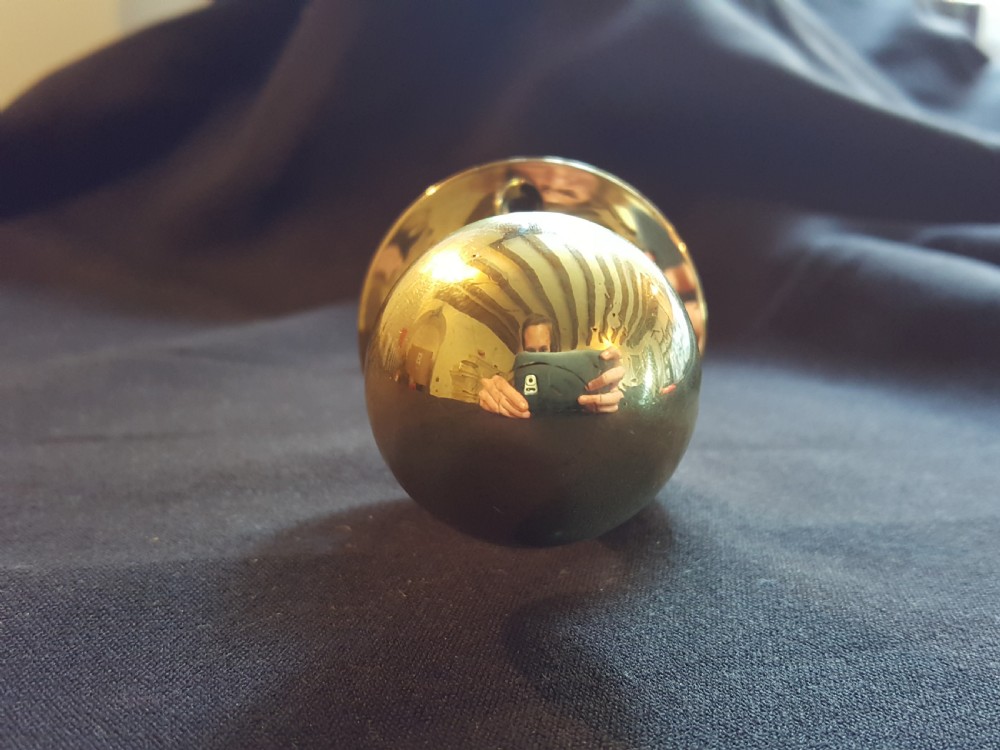 One Pair of Edwardian Brass Rim-Lock Door Knobs. View II