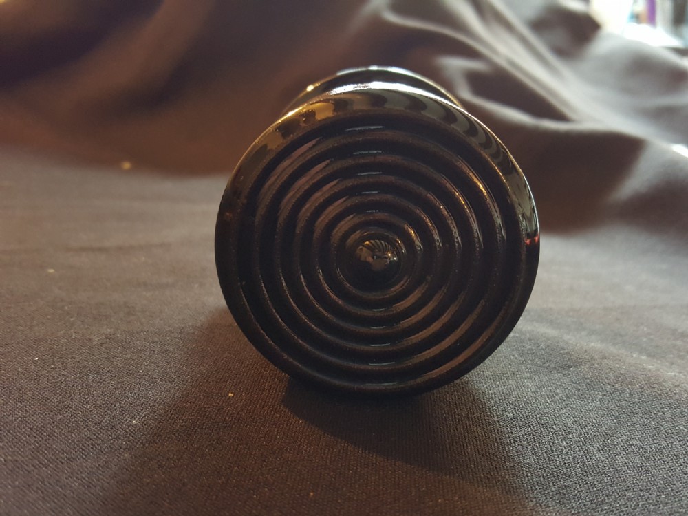 Pair of Victorian Ceramic Rim-Lock Door Knobs. View III