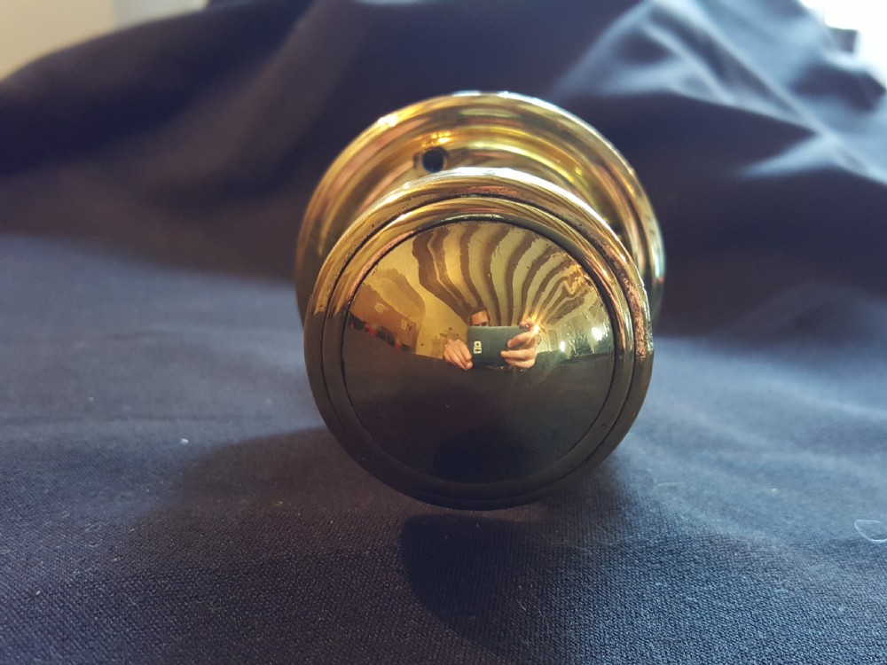 One Pair of Victorian Brass Door Knobs. View IV