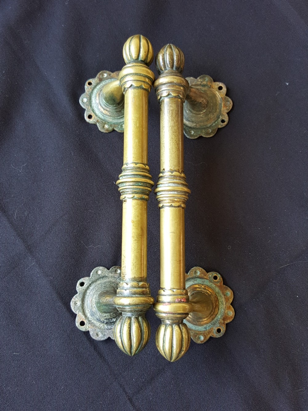 Pair of Victorian Door Pull Handles. 