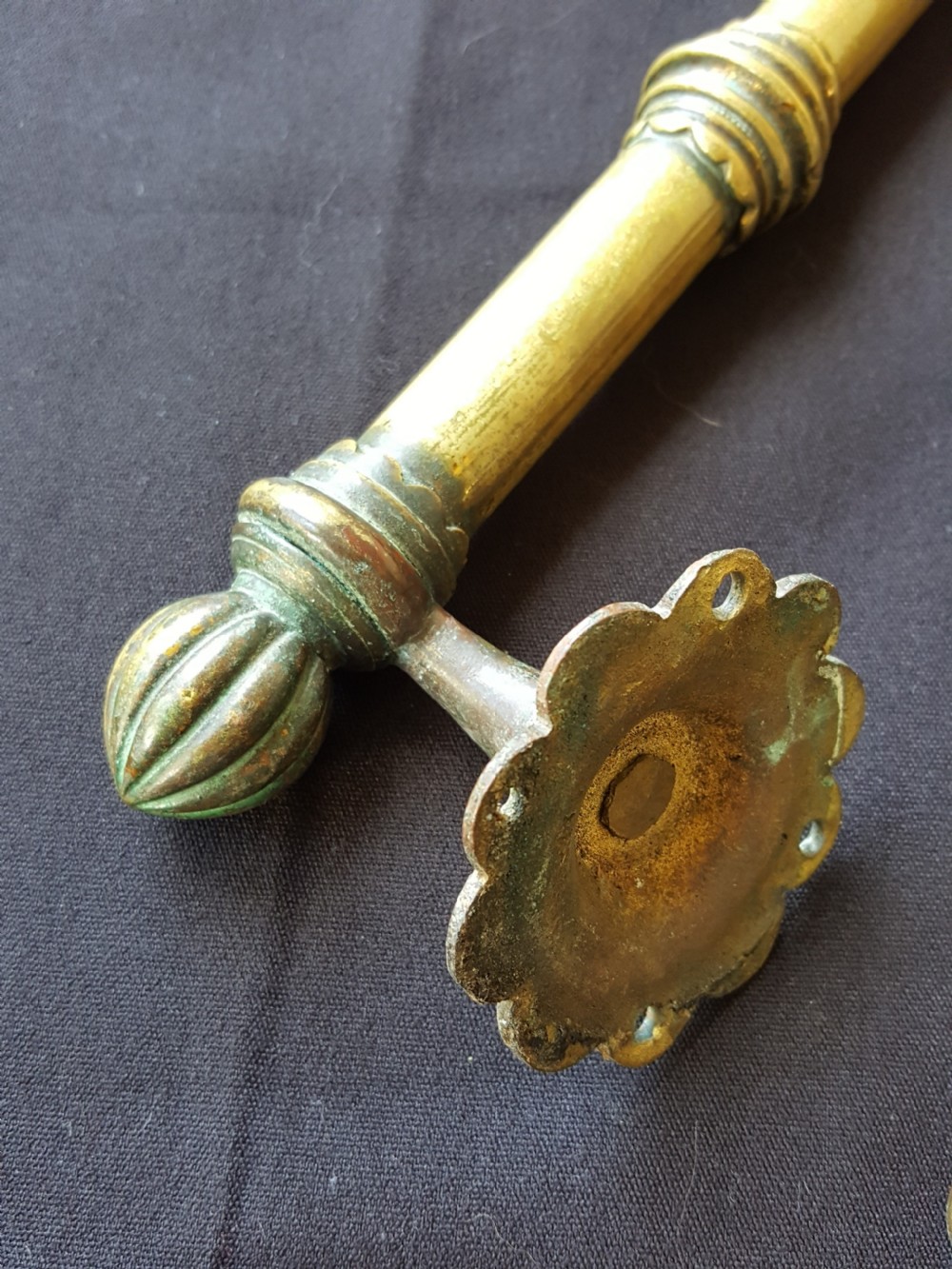 Pair of Victorian Door Pull Handles.  View VII