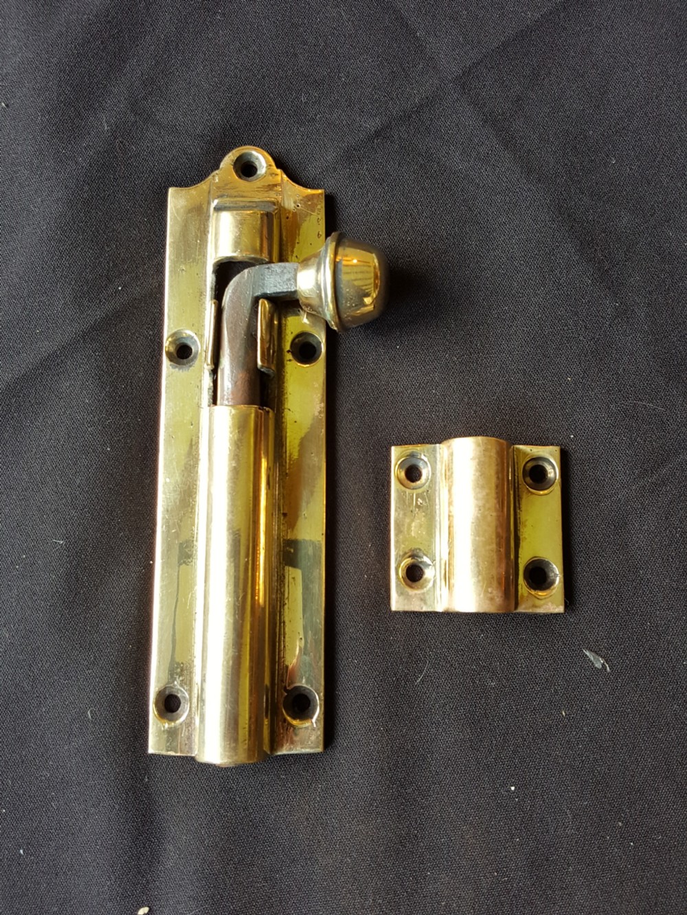 Original Brass Victorian Bolt.