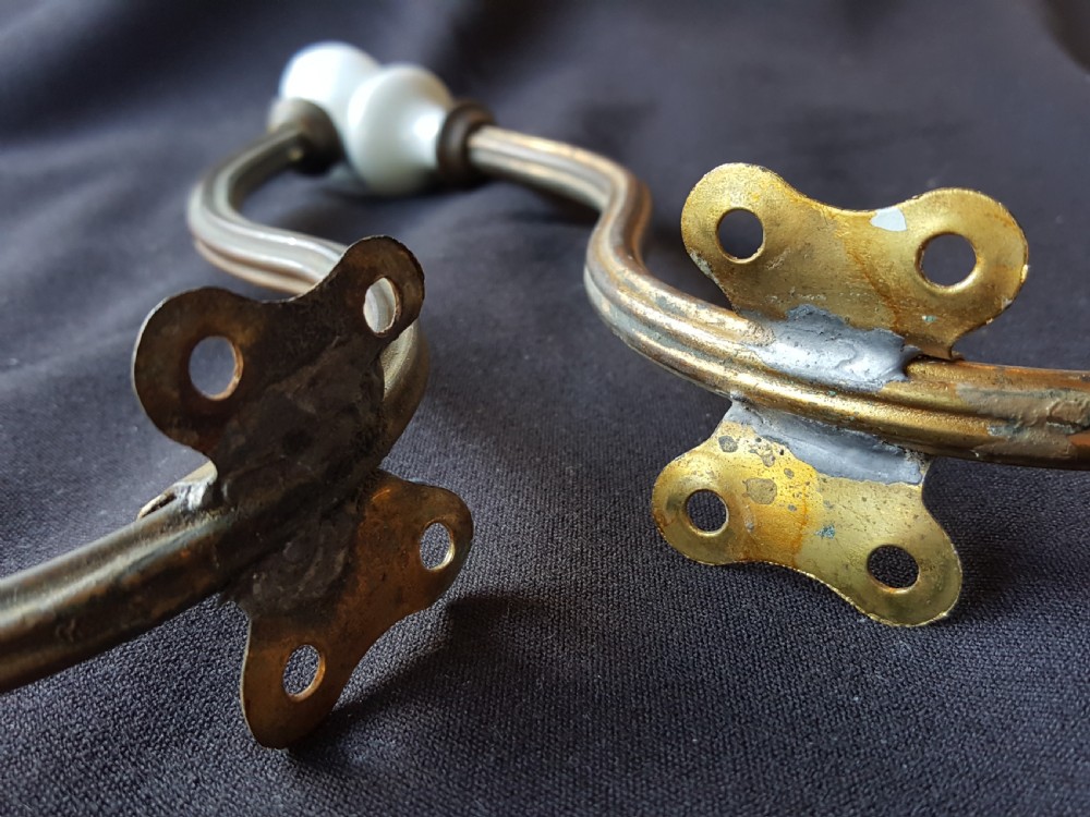 Pair of Brass Victorian Hat & Coat Hooks. View VII