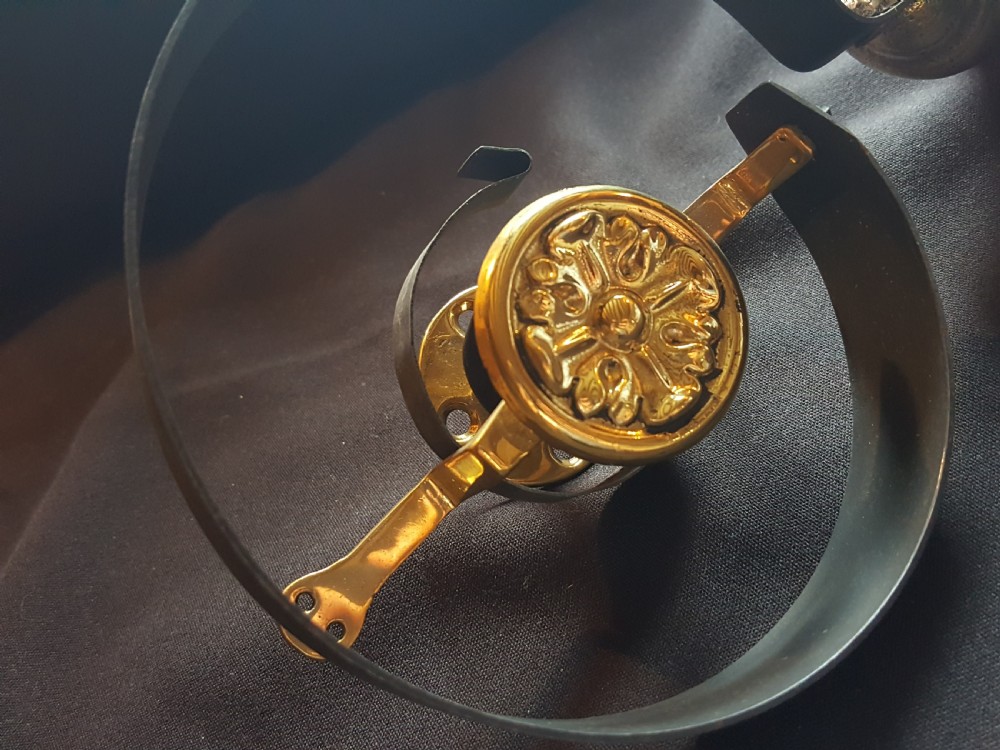 Brass & Steel Victorian Door Bell Fully Restored. View II