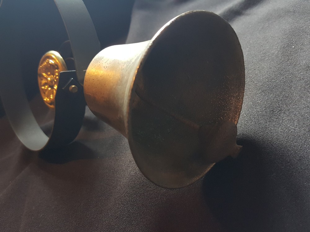 Brass & Steel Victorian Door Bell Fully Restored. View III