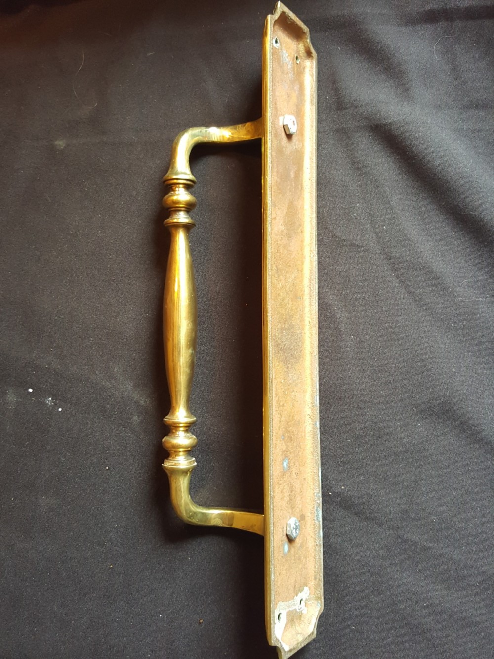 Single Brass Victorian Pull Handle. View III