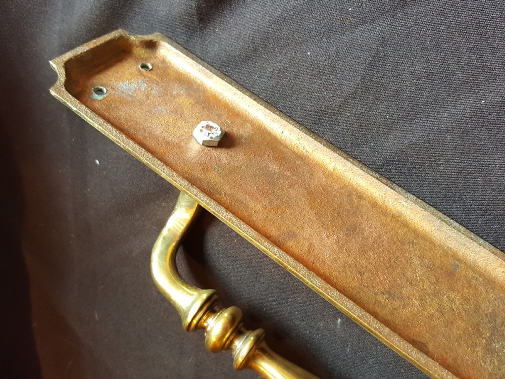 Single Brass Victorian Pull Handle. View IV