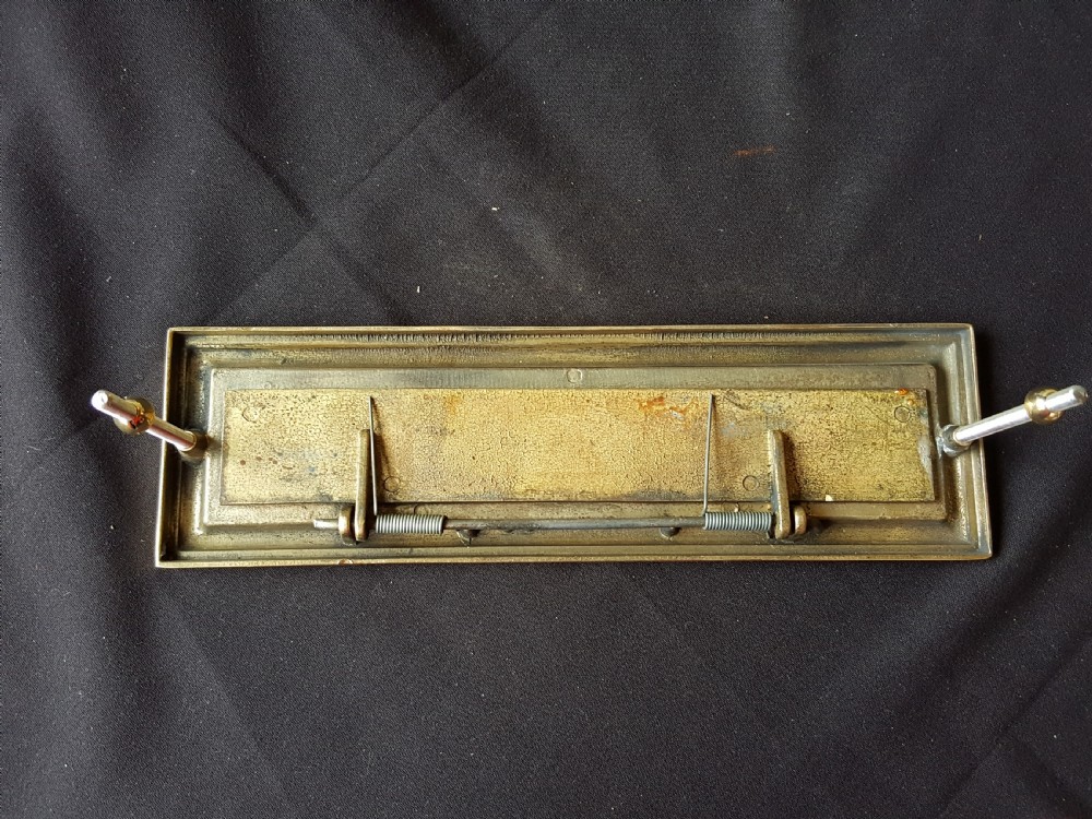 Brass Edwardian Fully Restored Letter Box. View V