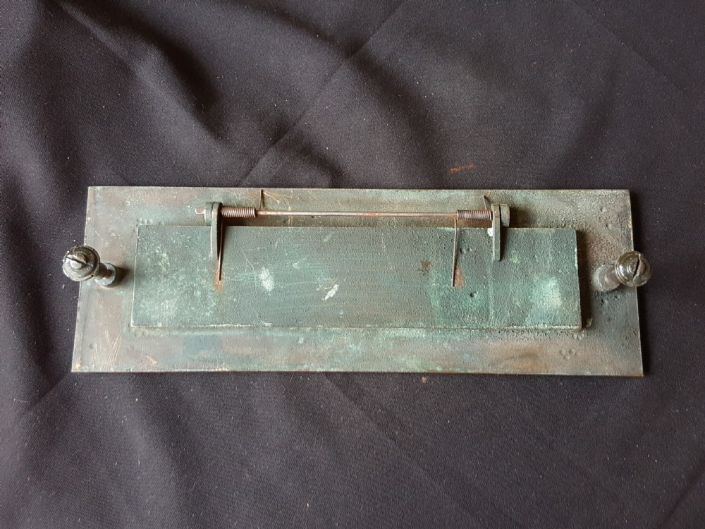 Bronze Edwardian Fully Restored Letter Box. View IV