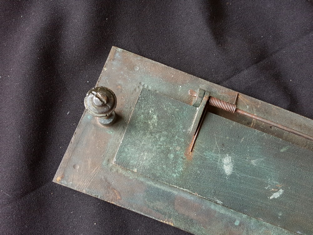 Bronze Edwardian Fully Restored Letter Box. View V