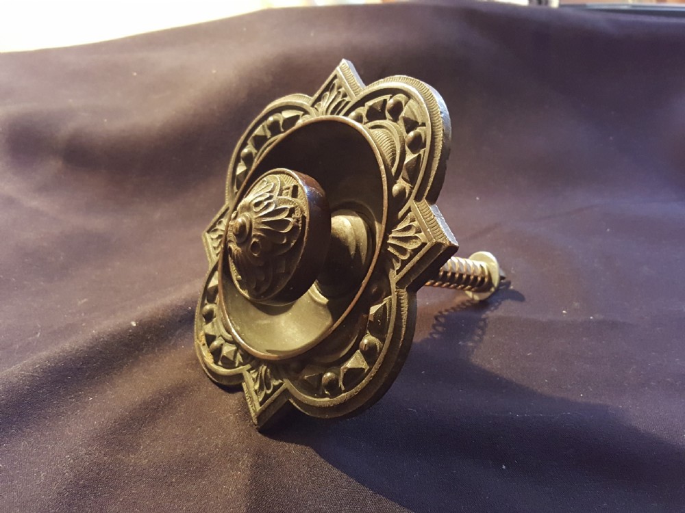 Iron Victorian Fully Restored Door Bell Pull.