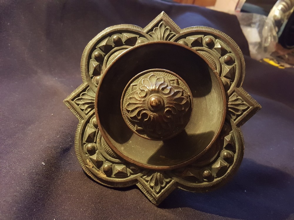 Iron Victorian Fully Restored Door Bell Pull. View II