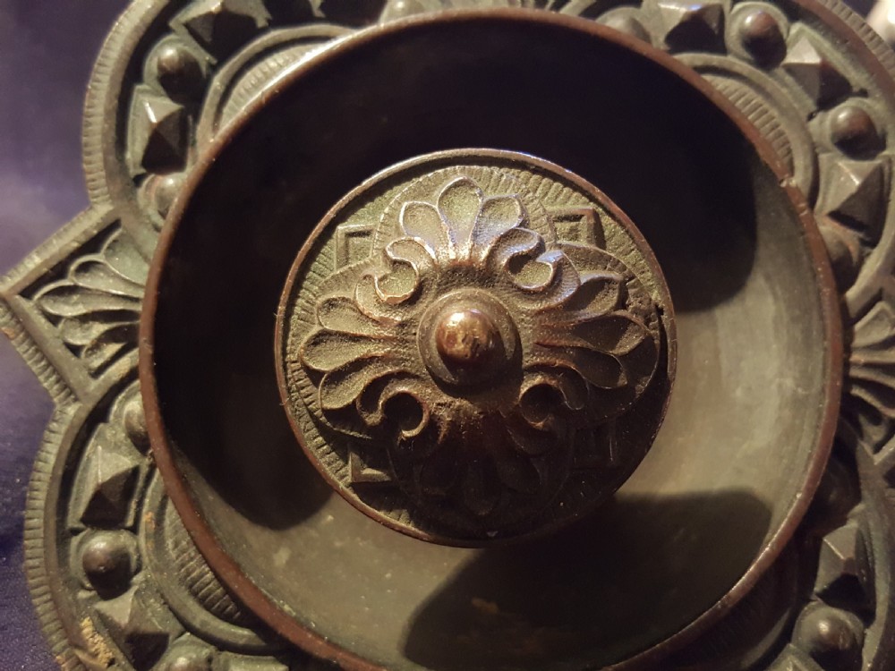 Iron Victorian Fully Restored Door Bell Pull. View III